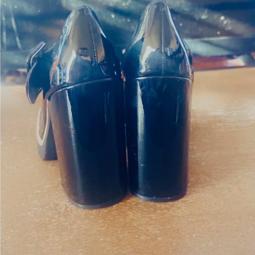 Steve Madden Black Platform Mary Jane Shoes - Picture 3 of 7
